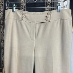 Ann Taylor Tan Tailored Trousers